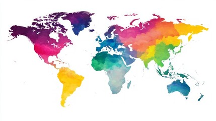 World Map, Very high resolution world map, isolated on white background. Infographic, Flat Earth, Globe similar worldmap icon. annual report, Travel worldwide, map silhouette backdrop