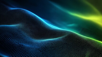 Abstract Digital Wave Pattern