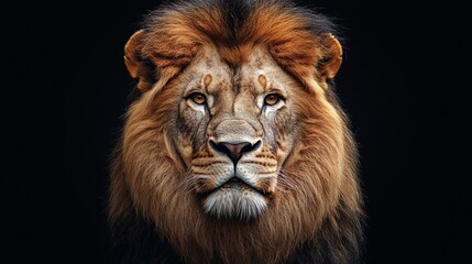 Majestic Lion Portrait