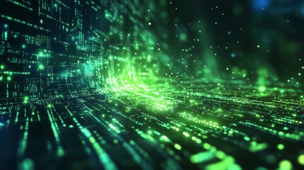 Futuristic Digital Matrix