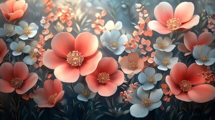 Dreamy Floral Art