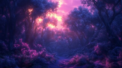 Fototapeta premium Enchanted Forest Dreamscape