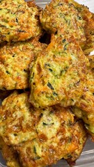 zucchini and carrot fritters