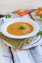 Pürierte Kartoffelsuppe