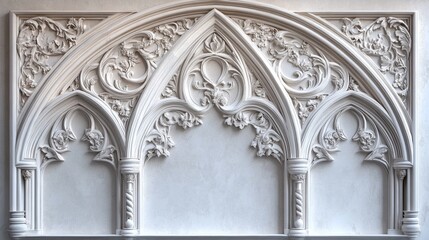 Obraz premium Gothic Architectural Decoration