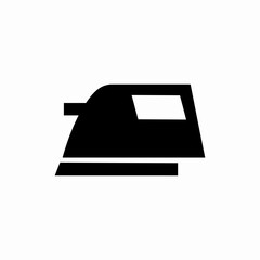 electric iron icon sign vector