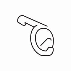 safety sea pin icon sign vector
