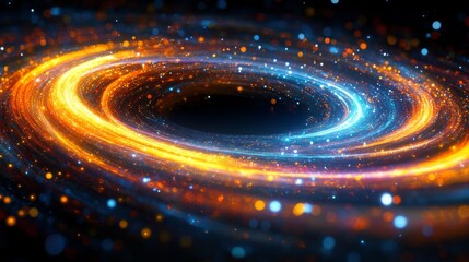 Vibrant Cosmic Vortex