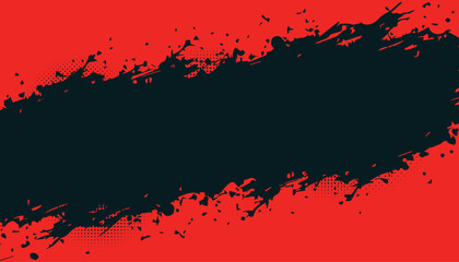 Abstract red distressed grunge background