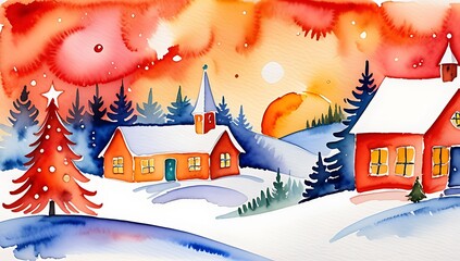 christmas background orange red festive holiday atmosphere surrounding winter season