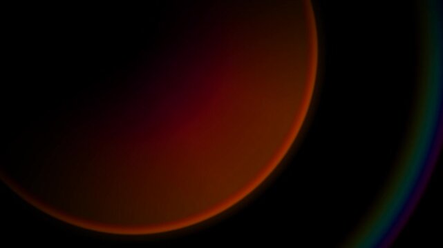 Cinematic Lens Flare Overlay &ndash; Black Screen Effect for Film Editing