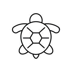 Obraz premium Turtle vector icon stock illustration