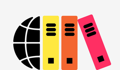 Internet archive storage global network illustration