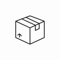 delivery box icon sign vector