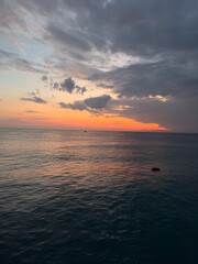Fototapeta premium sunset in the sea