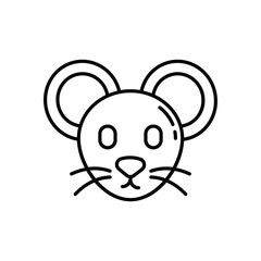 Mouse  vector icon stock illustration