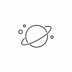 planet globe icon sign vector