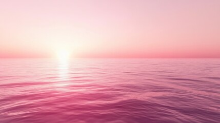 Soft pink horizon with flowing fabric waves in a dreamy abstract background