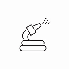 water hose icon sign vector