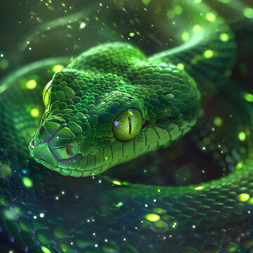 green snake