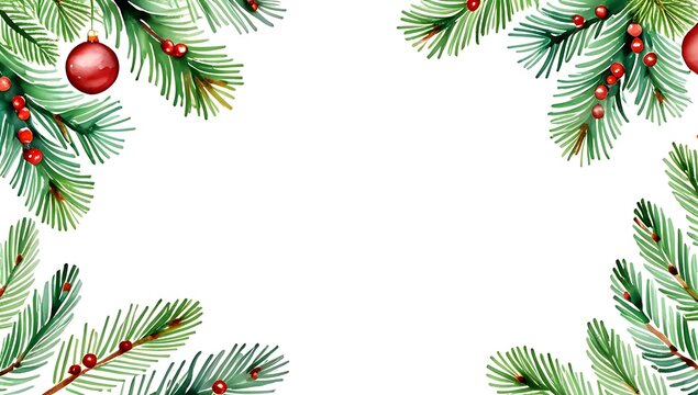 green themed backgrounds showcase traditional christmas tree branches happy new year design advanced computer renderings