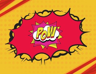 comic cartoon pop art background 