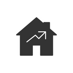 Home icon. Real estate symbol modern, simple, vector, icon for website design, mobile app, ui. Vector Illustration