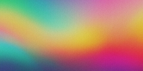 Multi Coloured Gradient Background With Grainy Texture