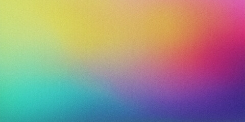 Multi Coloured Gradient Background With Grainy Texture