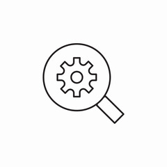 digital marketing analysis icon sign vector