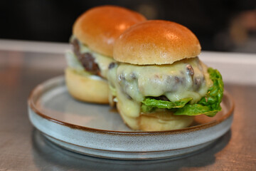 extravagant cuisine, restaurant small plate menu beef sliders