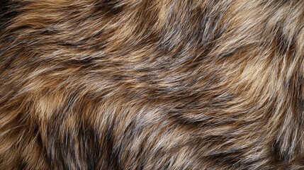 Fototapeta premium Close-up view of soft animal fur revealing intricate textures and shades while showcasing the natural beauty found in wildlife
