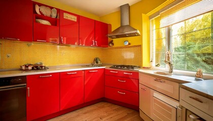 Fototapeta premium modern kitchen interior