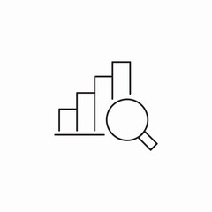 digital marketing analysis icon sign vector