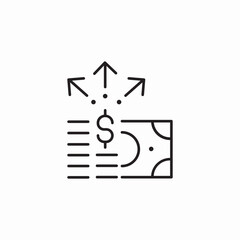 money transfer icon sign vector