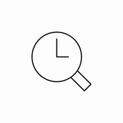 time management icon sign vector