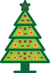  Christmas tree vector art design