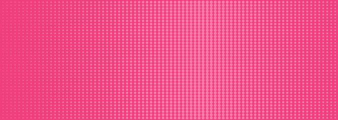 Half Tone Dots Colorful Background. Pink Halftone Pattern.