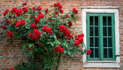 Fototapeta premium window and flowers