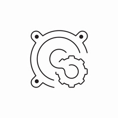 construction srip icon sign vector