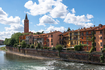 Obraz premium View of Verona from the river side.