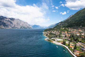 Panoramic view of Lake Garda