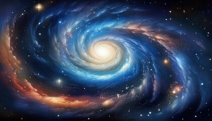 spiral galaxy background