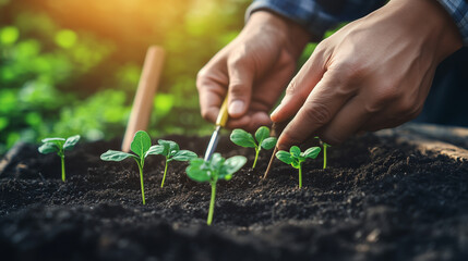 Planting Seeds in an Urban Garden