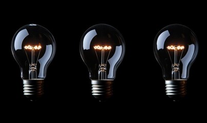 Brainstorming concept with a light bulb