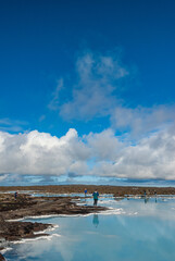 Blue Lagoon, in Iceland.