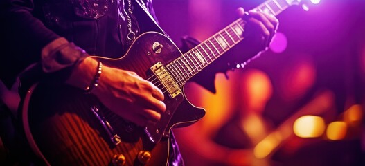 Obraz premium guitarist performing