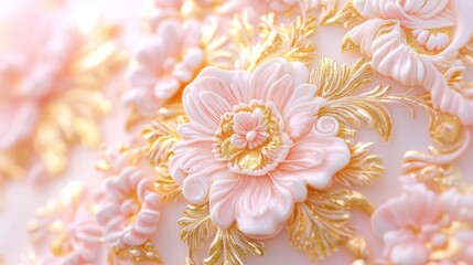 Exquisite Frosted Cookie with Vibrant Colors and Intricate Designs - Close-up Shot Highlighting Ultra-Detailed Icing Decoration