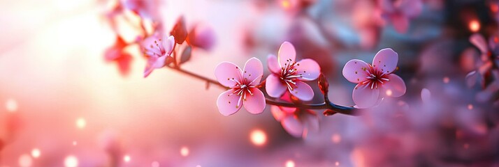 Naklejka premium spring equinox banner concept