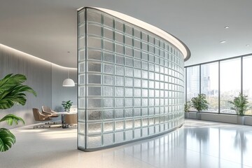 contemporary office design, contemporary office with glass partition exudes a stylish and sophisticated design